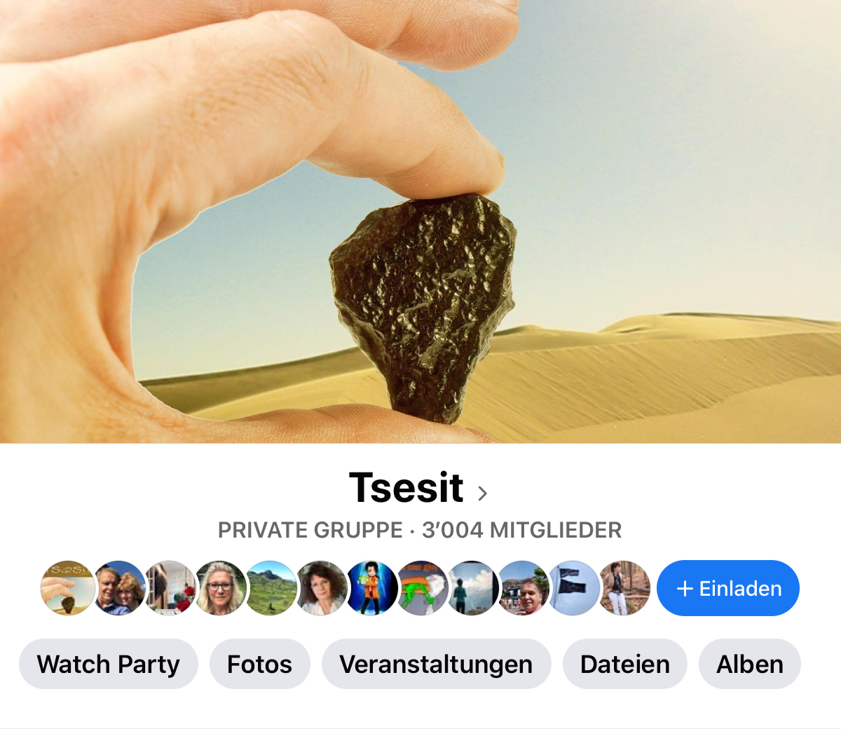 Facebook Gruppe Tsesit